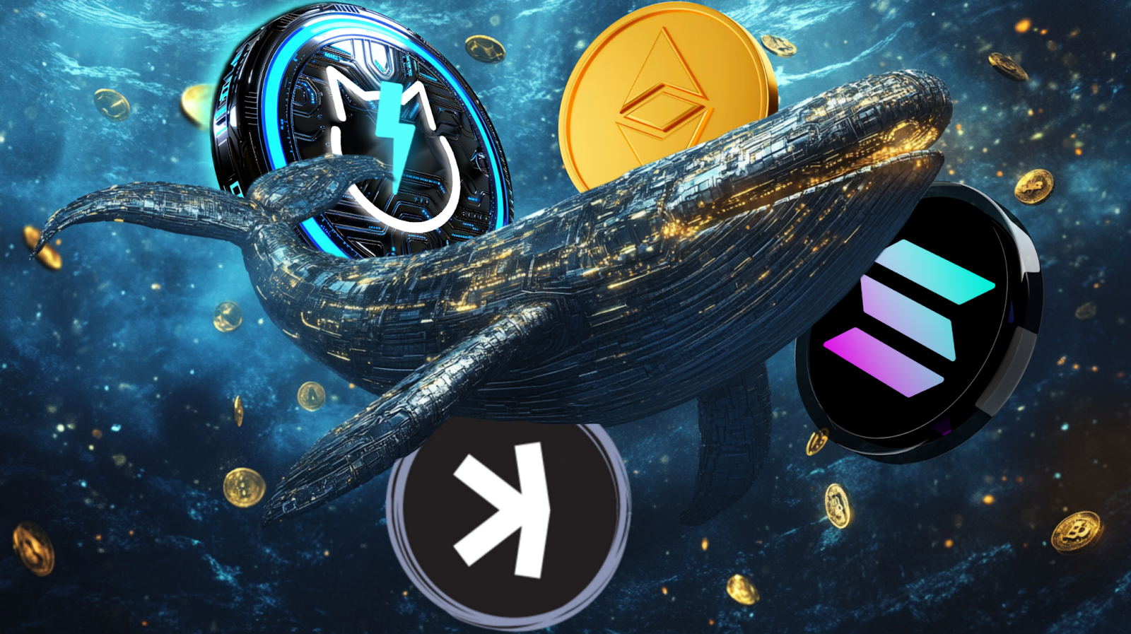 Why Whales Are Buying These Altcoins: Solana, JetBolt, Ethereum, Kaspa